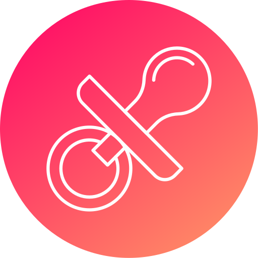 Pacifier Generic gradient fill icon