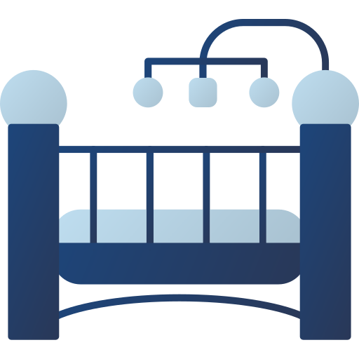 Baby crib - Free kid and baby icons