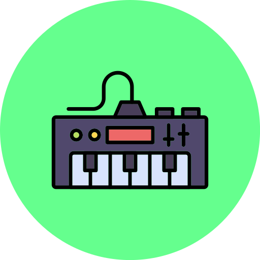 piano electrico icono gratis