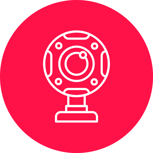 cámara web icono gratis