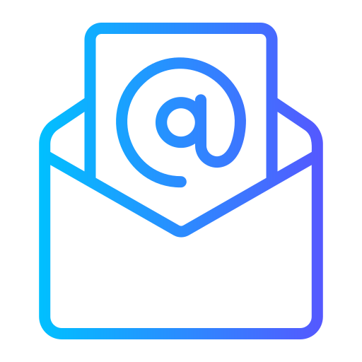 Email Generic gradient outline icon