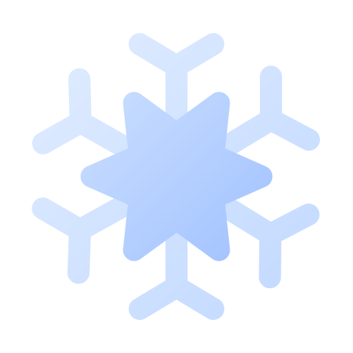 chute de neige Icône gratuit