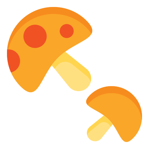 Mushroom Generic color fill icon