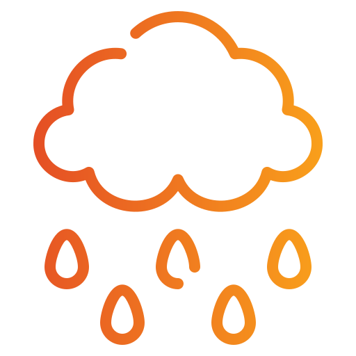 lluvioso icono gratis