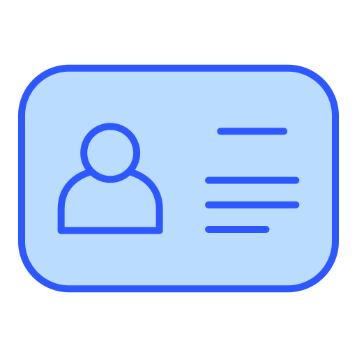 tarjeta de identificación icono gratis
