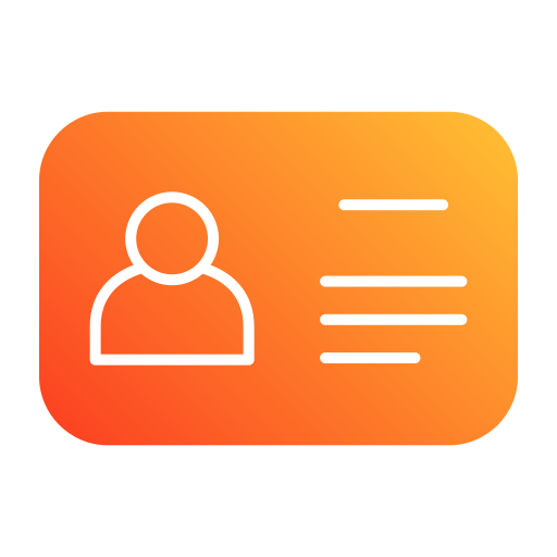 tarjeta de identificación icono gratis
