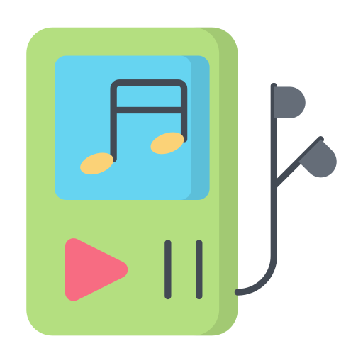 reproductor de mp3 icono gratis