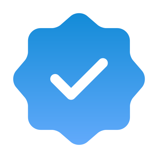 Verified badge emoji - Free ui icons