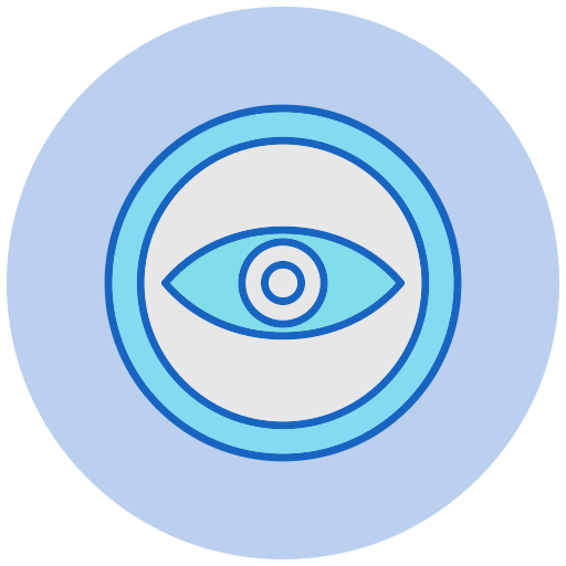 visión icono gratis