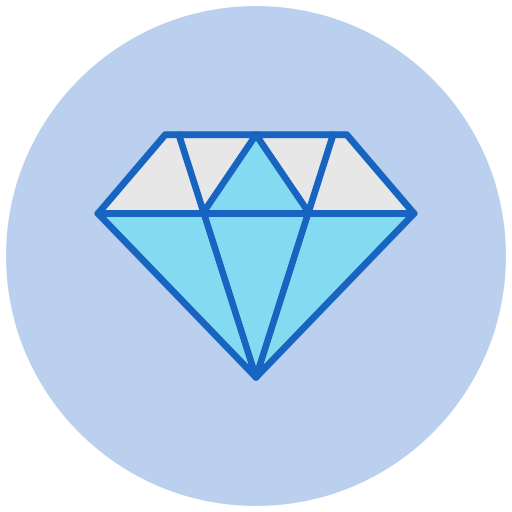 Diamond Generic color lineal-color icon