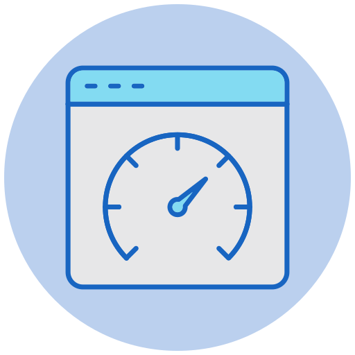 velocidad de página icono gratis