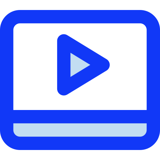 reproductor de video icono gratis