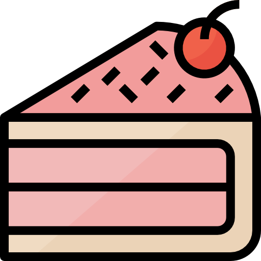 Cake slice free icon
