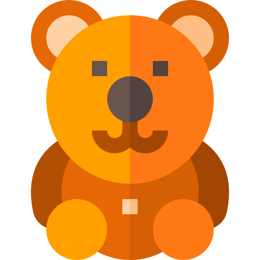 oso de peluche icono gratis