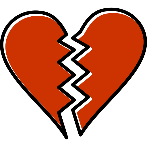 Broken heart Generic color lineal-color icon