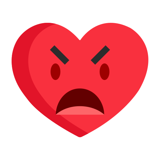 fâché Icône gratuit