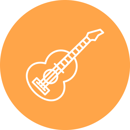 Guitar Generic color fill icon