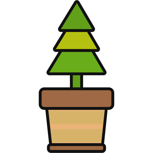 Árbol de navidad icono gratis