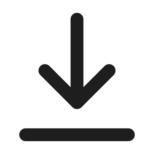 Down arrow Generic black outline icon