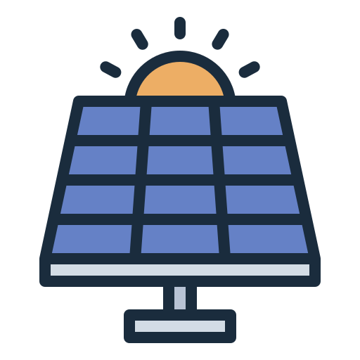 panneau solaire Icône gratuit