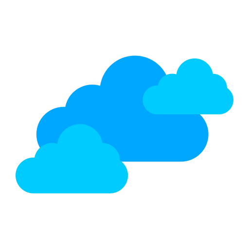 Cloudy Generic color fill icon