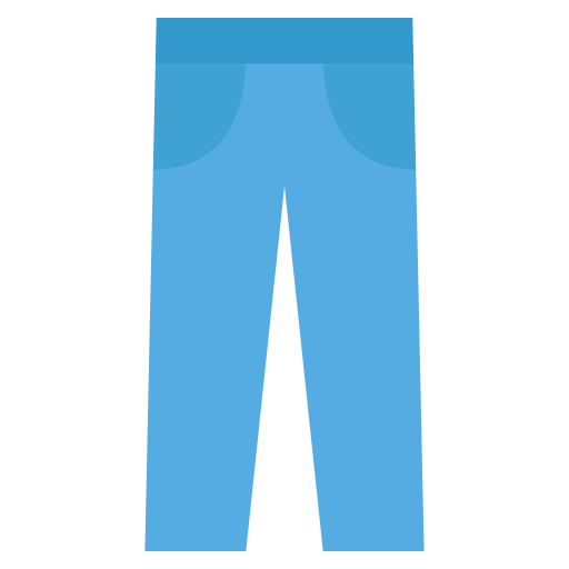 Jeans Generic color fill icon