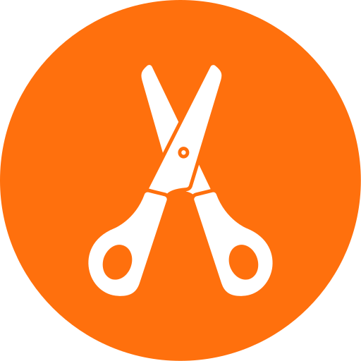 Scissor free icon