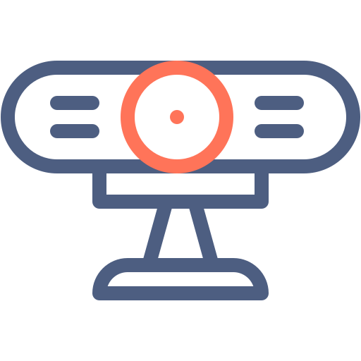 cámara web icono gratis