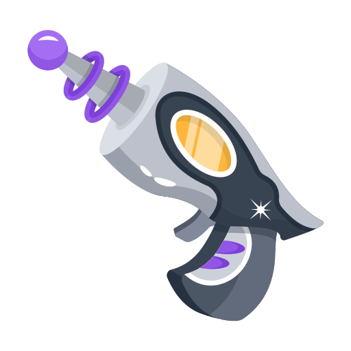 pistola espacial icono gratis