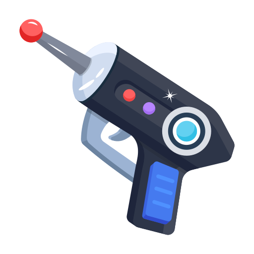 pistola espacial icono gratis