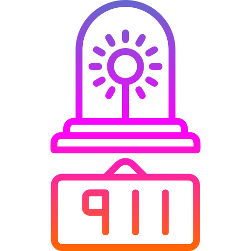 llamada al 911 icono gratis