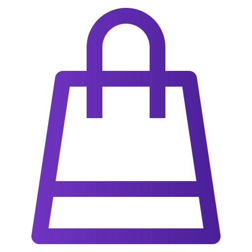 Shopping bag Generic gradient outline icon