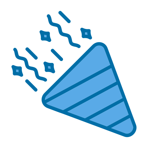 축하 무료 아이콘