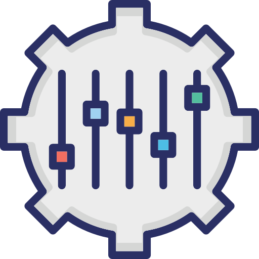 réglages Icône gratuit