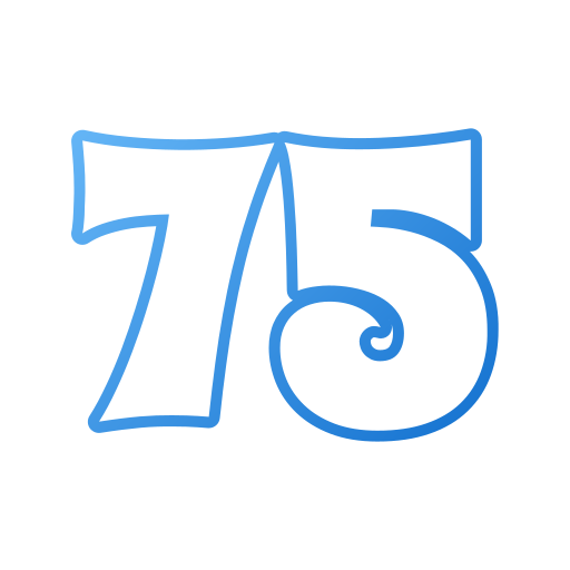 75 Icône gratuit 75 Icône gratuit