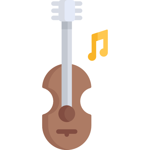 violín icono gratis