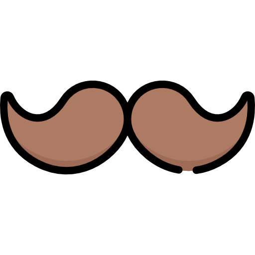 bigote icono gratis