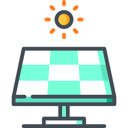panel solar icono gratis