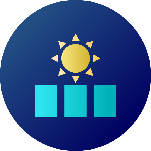 panel solar icono gratis