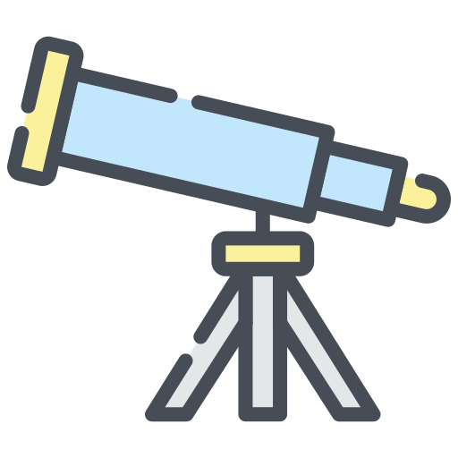 Telescope free icon