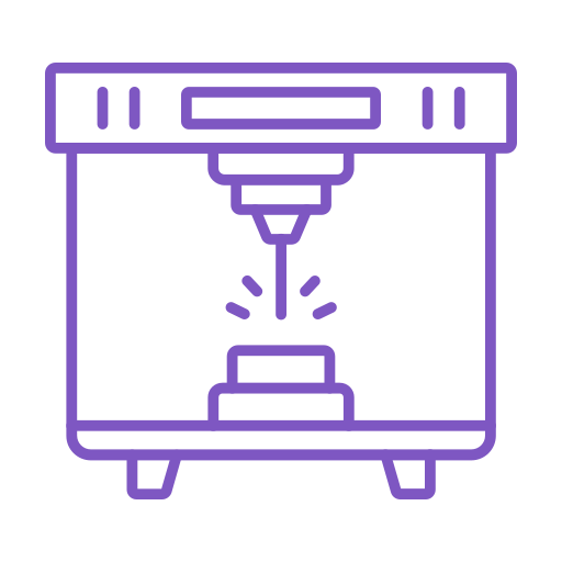 Laser cutting machine Generic color outline icon