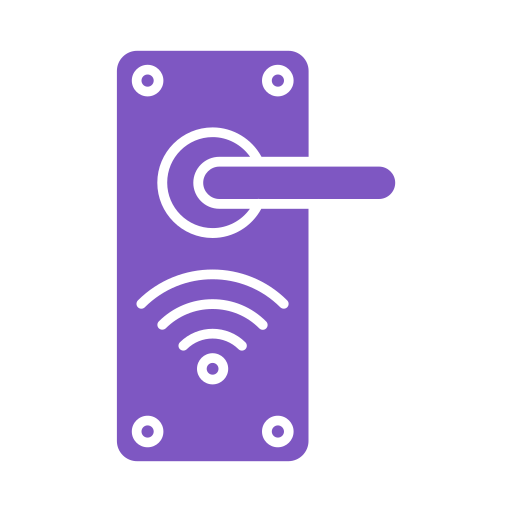cerradura inteligente icono gratis