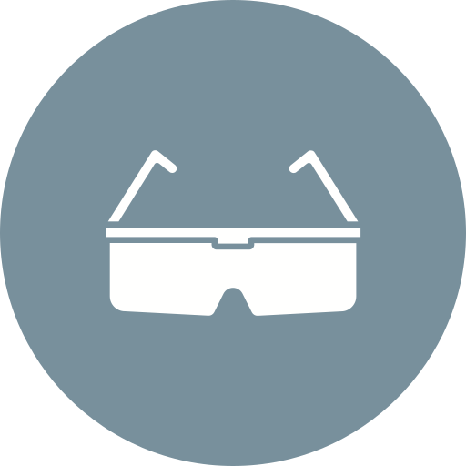 lentes de seguridad icono gratis