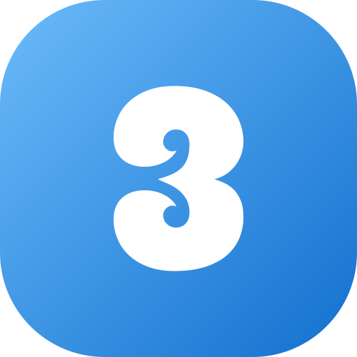 Number 3 free icon Number 3 free icon