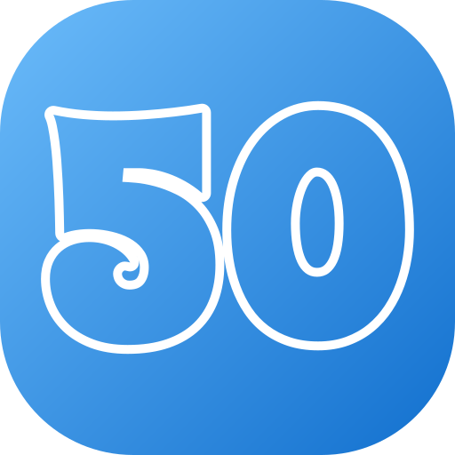 50 grátis ícone 50 grátis ícone