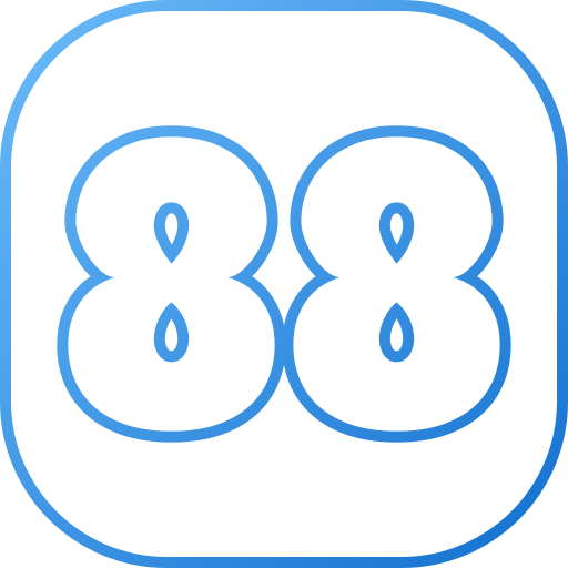 88 Icône gratuit 88 Icône gratuit