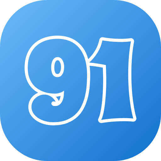 91 Icône gratuit 91 Icône gratuit