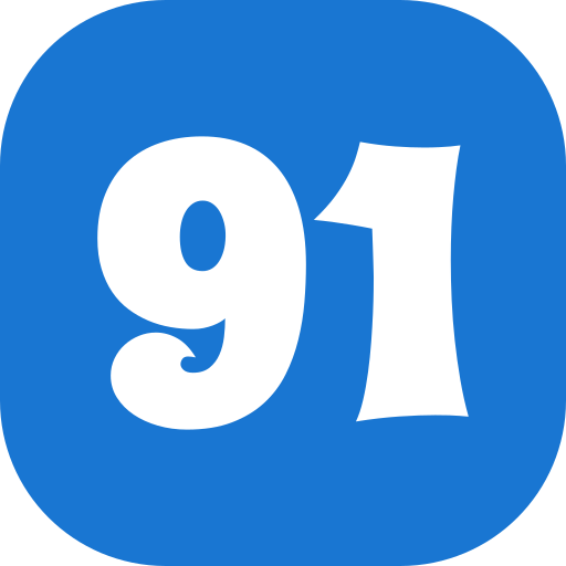 91 Icône gratuit 91 Icône gratuit