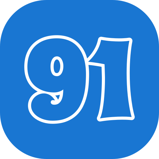 91 Icône gratuit 91 Icône gratuit