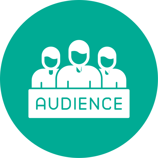 audiencia icono gratis